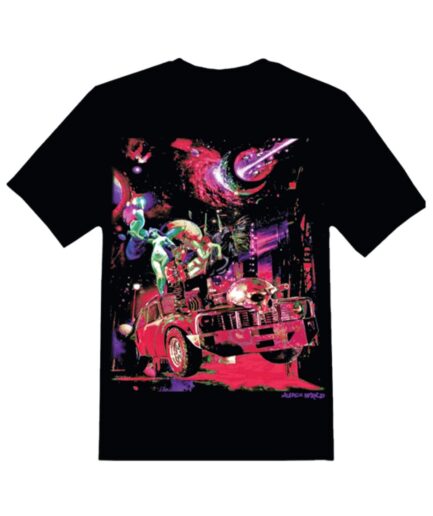 Juice Wrld x Vlone Galaxy Basic Tee – Black