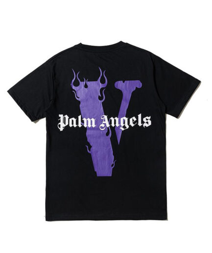 Vlone-X-Palm-Angels-T-Shirt-PurpleBlack-2