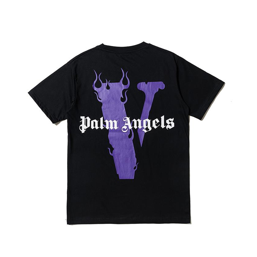 Vlone x Palm Angels T-Shirt Black/Purple