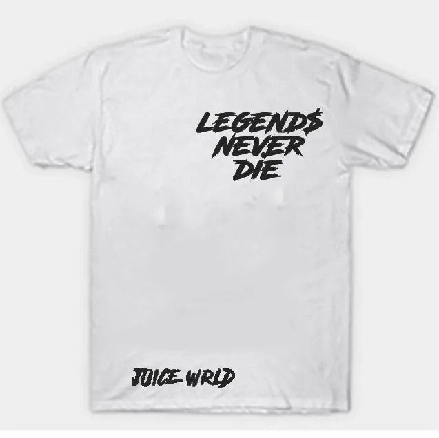 Juice Wrld x Vlone Inferno Tee White for Adults