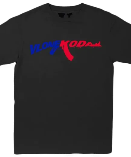 Kodak-Black-x-Vlone-47-Black-T-Shirt-Front