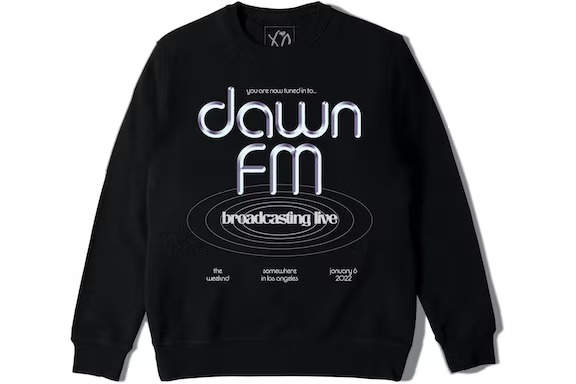The-Weeknd-Dawn-FM-Live-Broadcast-Crewneck-Sweater-Black