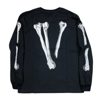 Vlone Skull and Bones Long Sleeve Black