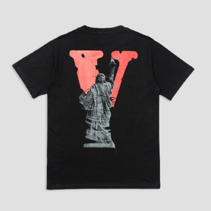 Vlone-Statue-Of-Liberty-Hip-Hop-T-shirt-1