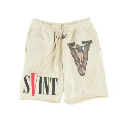 VLONE-X-Saint-M××××××-Shorts-–-Grey