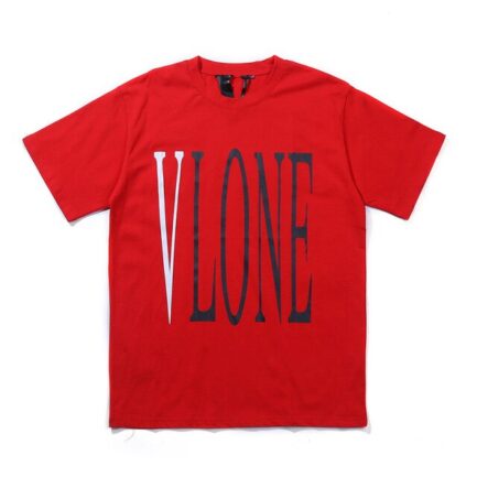 Red vlone shirt