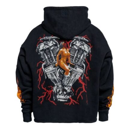 Black D.O.A.R Definition of A Rider Hoodie