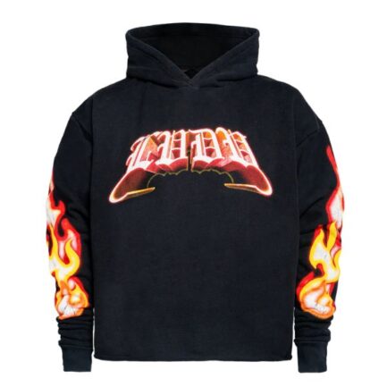 Black VLONE THUG Hoodie
