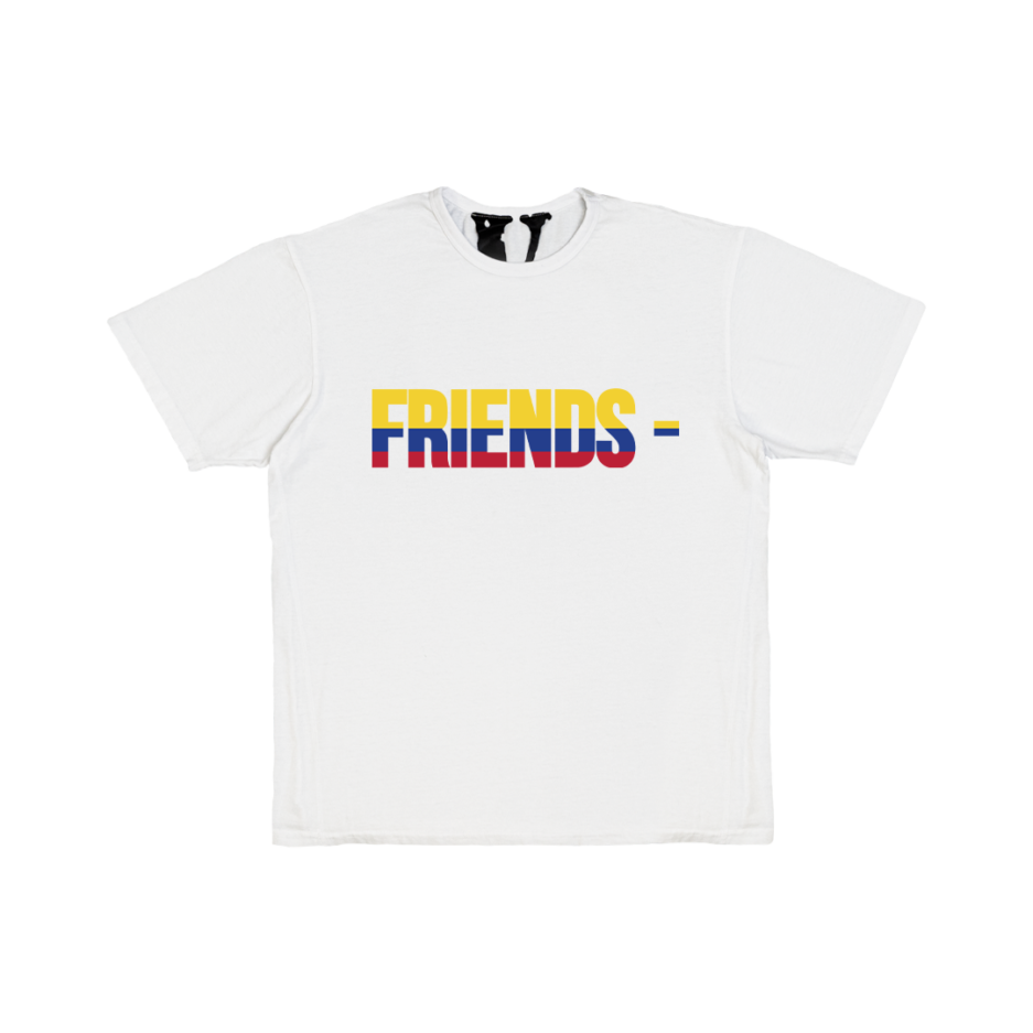 FRIENDS – COL T-SHIRT – WHITE