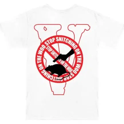 Vlone x Pop Smoke Stop Snitching T-Shirt