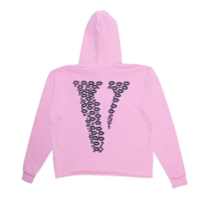 Black Lipstick Friends Embroidered Hoodie