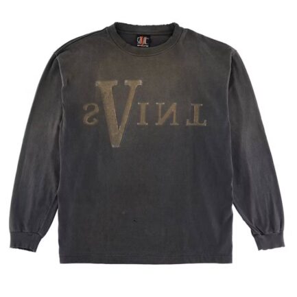 Saint Mxxxxxx x VLONE Maria L_S T-Shirt Vintage Black
