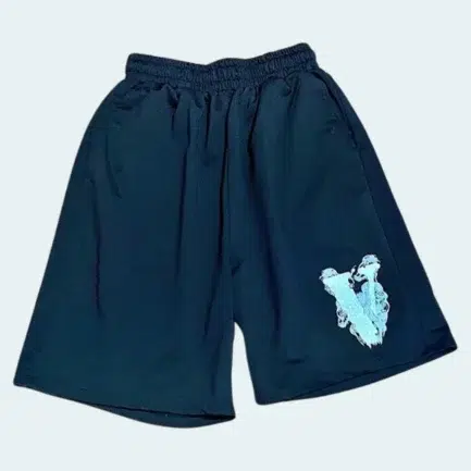 Vlone Mens Black Shorts