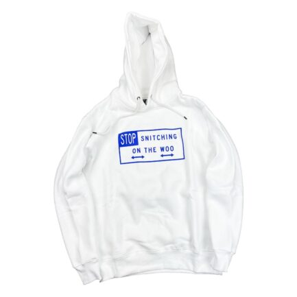 Vlone Pop Smoke x Vlone Stop Snitching Hoodie